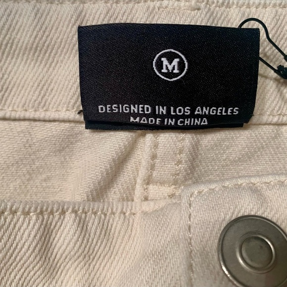 MIOU MUSE FRONT SLIT DENIM MAXI SKIRT NWT - SZ M - Picture 3 of 10